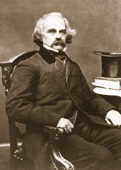 Nathaniel Hawthorne door Mathew B. Brady