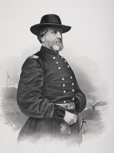 Portret van generaal George Henry Thomas (1816-70) door Mathew B. Brady