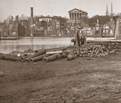 Ruïnes van Richmond, Virginia door Mathew Brady