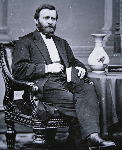 Ulysses Simpson Grant (1822-85) door Mathew Brady