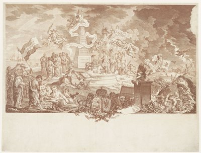 Allegorie op het ware patriotisme, 1788 door Mathias de Sallieth