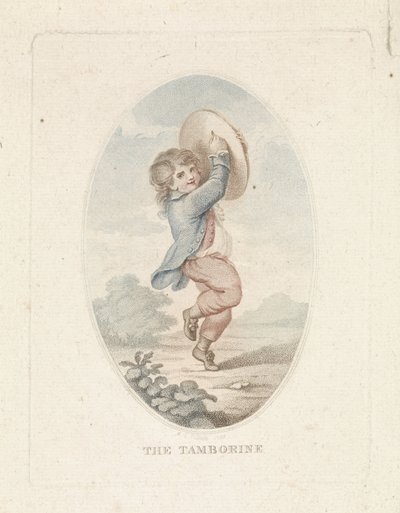 Jongen met tamboerijn door Mathias de Sallieth