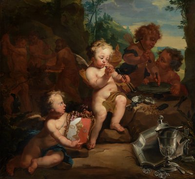 Allegorie van het Zilversmid Ambacht door Mathias de Visch