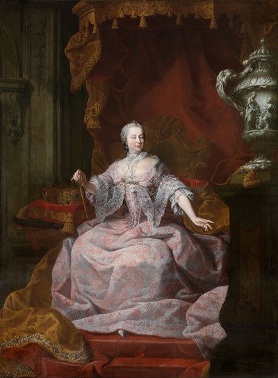Portret van keizerin Maria-Theresia door Mathias de Visch