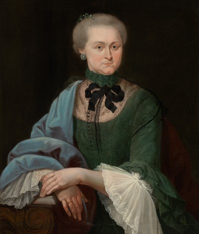Portret van een Vrouw door Mathias de Visch