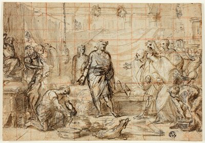 Dood van Seneca door Mathieu Ignace van Bree