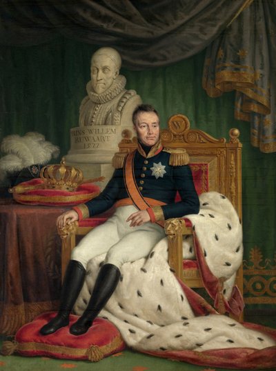 Koning Willem I door Mathieu Ignace van Bree
