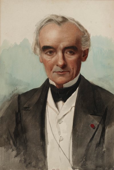 Portret van de schrijver Prosper Mérimée 1803-1870, 1869 door Mathilde Bonaparte