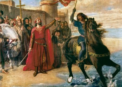 De Reconquista, Spanje 13e eeuw - Alfons X el Sabio door Matias Moreno Gonzalez