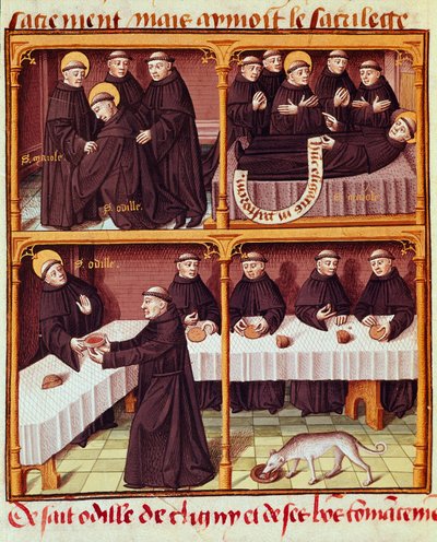 Refter van monniken door Maître François
