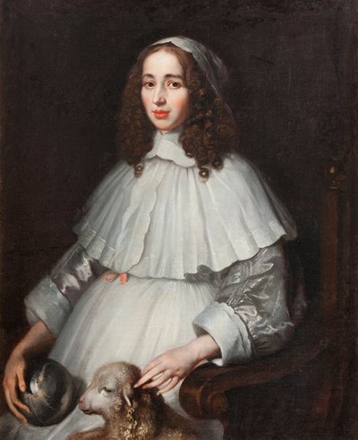Anna Margareta von Haugwitz c.1650 door Mattaus the Younger Merian