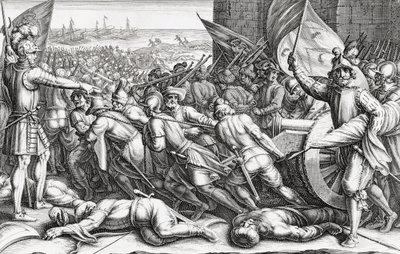Inscheping van de troepen van Ferdinando I de