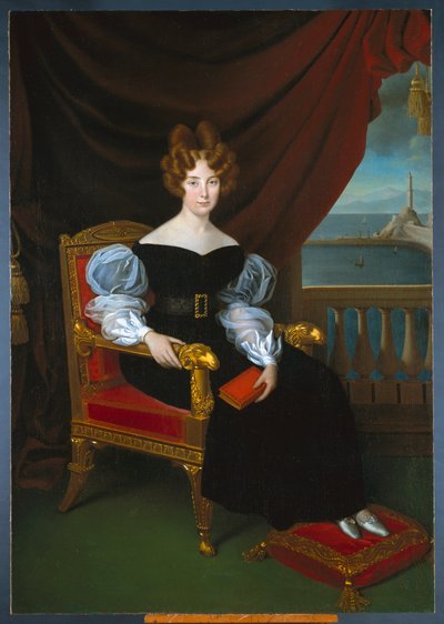 Maria Brignole Sale De Ferrari, Hertogin van Galliera (1811-1888) door Matteo Antonio Picasso