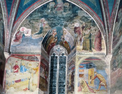 Scènes uit het leven van St. Johannes de Doper, uit de kapel van St. Jean, 1346-48 door Matteo Giovanetti