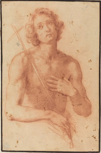 Sint Johannes de Doper door Matteo Rosselli