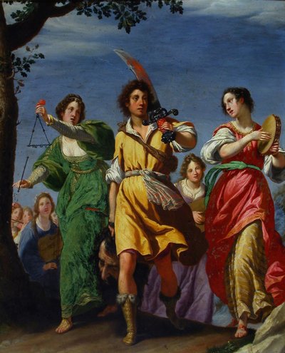 De triomf van David, 1610 door Matteo Rosselli