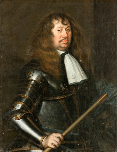 Portret van Carl Gustav Wrangel 1613-1676, Graaf van Salmis, 1662 door Matthaeus Merian the Younger