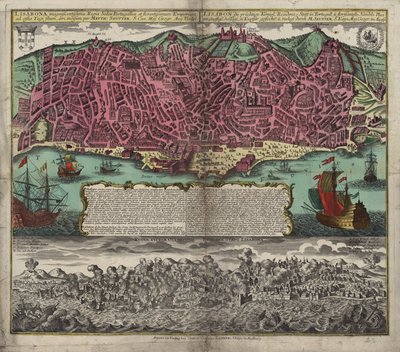 Kaart uit de kaartencollectie van de Nationale Bibliotheek. De kaart is uitgegeven in Augsburg door Matthäus Seutter