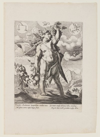 Herfst, uit De vier seizoenen door Matthaus Greuter