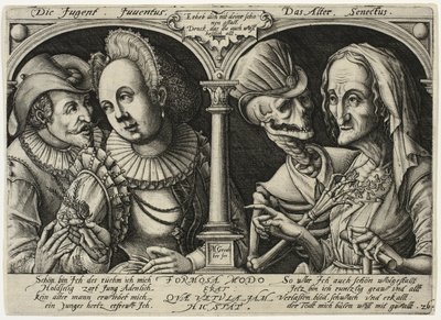 Jeugd en Ouderdom door Matthaus Greuter