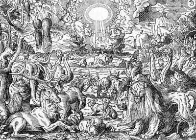 Paradijs door Matthaus the Elder Merian