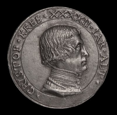 Christoph Kress von Kressenstein, 1484-1535, Patriciër en Diplomaat [voorzijde], 1526 door Matthes Gebel