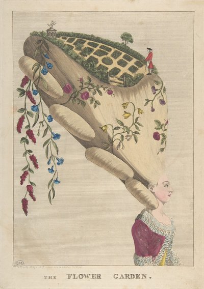 De bloementuin, 1 mei 1777 door Matthew Darly