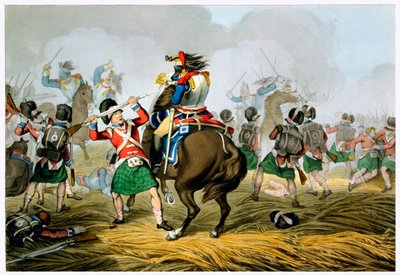 Slag bij Waterloo, 1815 door Matthew Dubourg