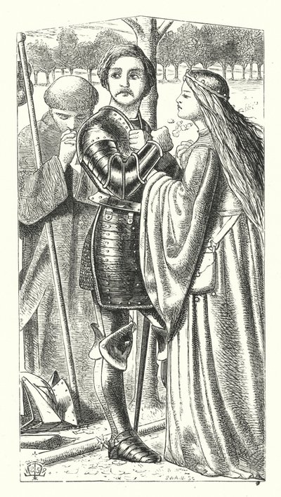 De Jonge Koningin-Echtgenote door Matthew James (attr. to) Lawless