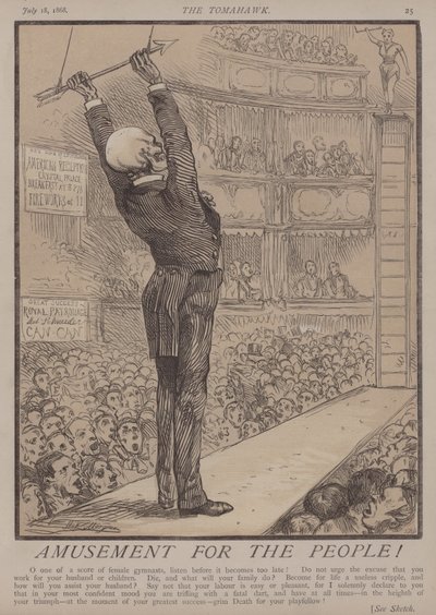 Vermaak voor het Volk! (kleur litho) door Matthew