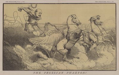 De Pruisische Phaeton (kleur litho) door Matthew