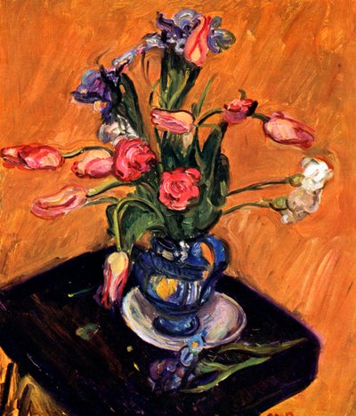 Tulp en Iris, 1929 door Matthew Smith