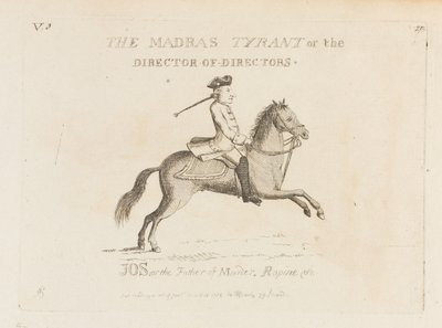 De Madras Tirant, of de Directeur der Directeuren door Matthew or Matthias Darly