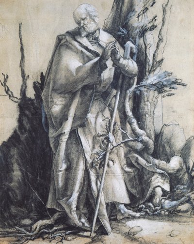 Sint Jan in het bos door Matthias (c.1480 1528) Grunewald
