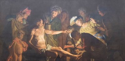 De dood van Seneca door Matthias (c.1600 p.1650) Stomer
