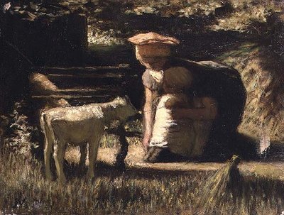 Kennismaken (Het Kleine Geitje) door Matthijs Maris