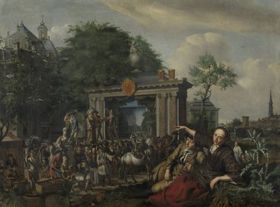 Toneelvoorstelling in de open lucht door Matthijs Naiveu