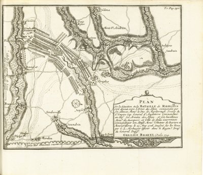 Slag bij Ramillies, 1706 door Matthijs Pool (possibly)