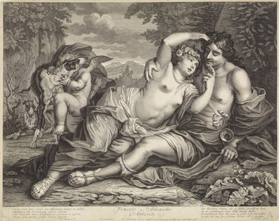 Venus en Adonis door Matthijs Pool