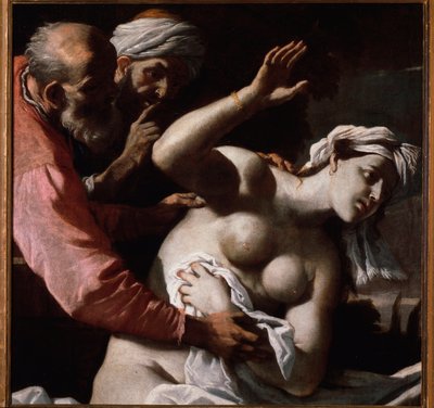 Susanna en de ouderlingen door Mattia Preti