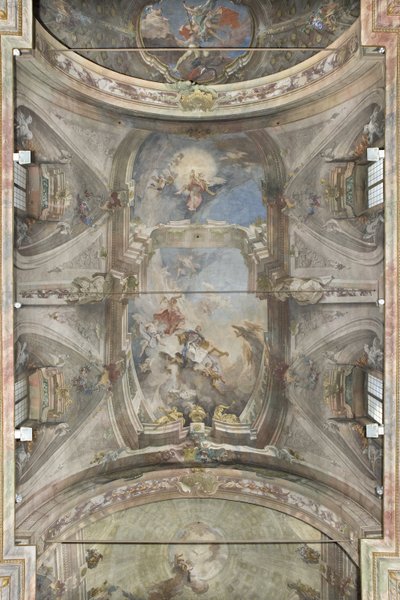 Plafond van het schip door Mattia Bortoloni
