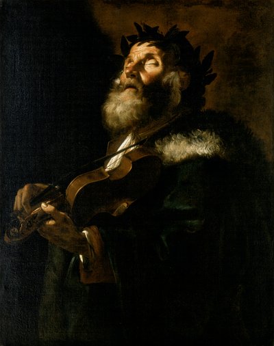 Homerus door Mattia Preti