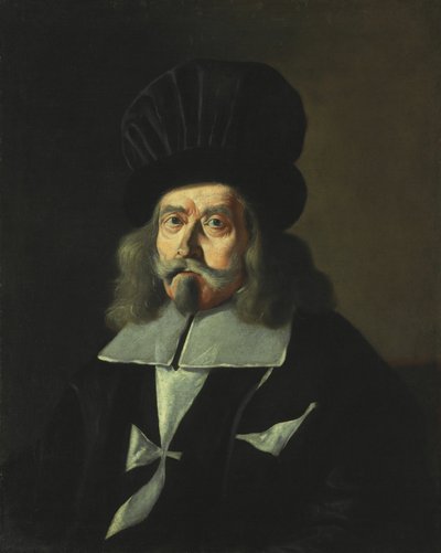 Portret van een grootmeester van de Maltezer Orde, Martin de Redin door Mattia Preti
