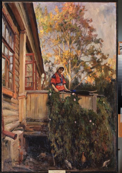 Op het balkon door Matvei Markovich Zaytsev