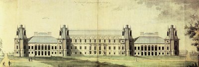 Het Tsaritsyno Paleis, ca. 1796 door Matvey Fyodorovich Kazakov
