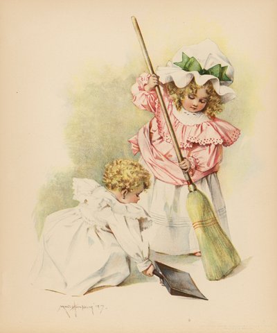 Het huis schoonmaken door Maud Humphrey