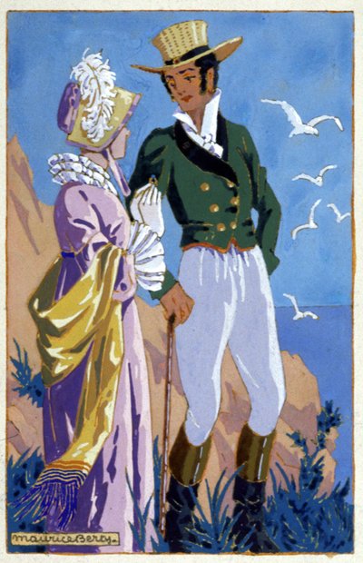 Adolphe en Ellenore door Maurice Berty