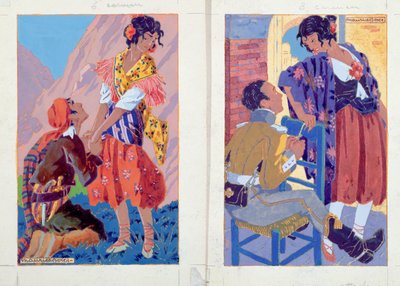 Illustraties voor een editie van 