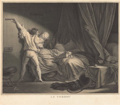 De Grendel door Maurice Blot after Jean Honoré Fragonard