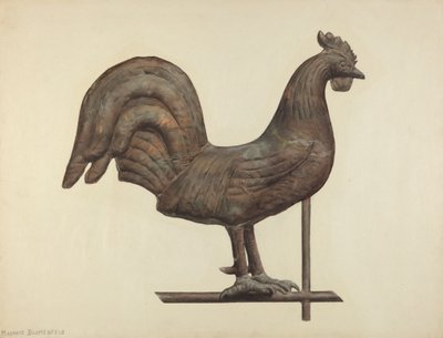 Weerhaan door Maurice Blumenfeld
